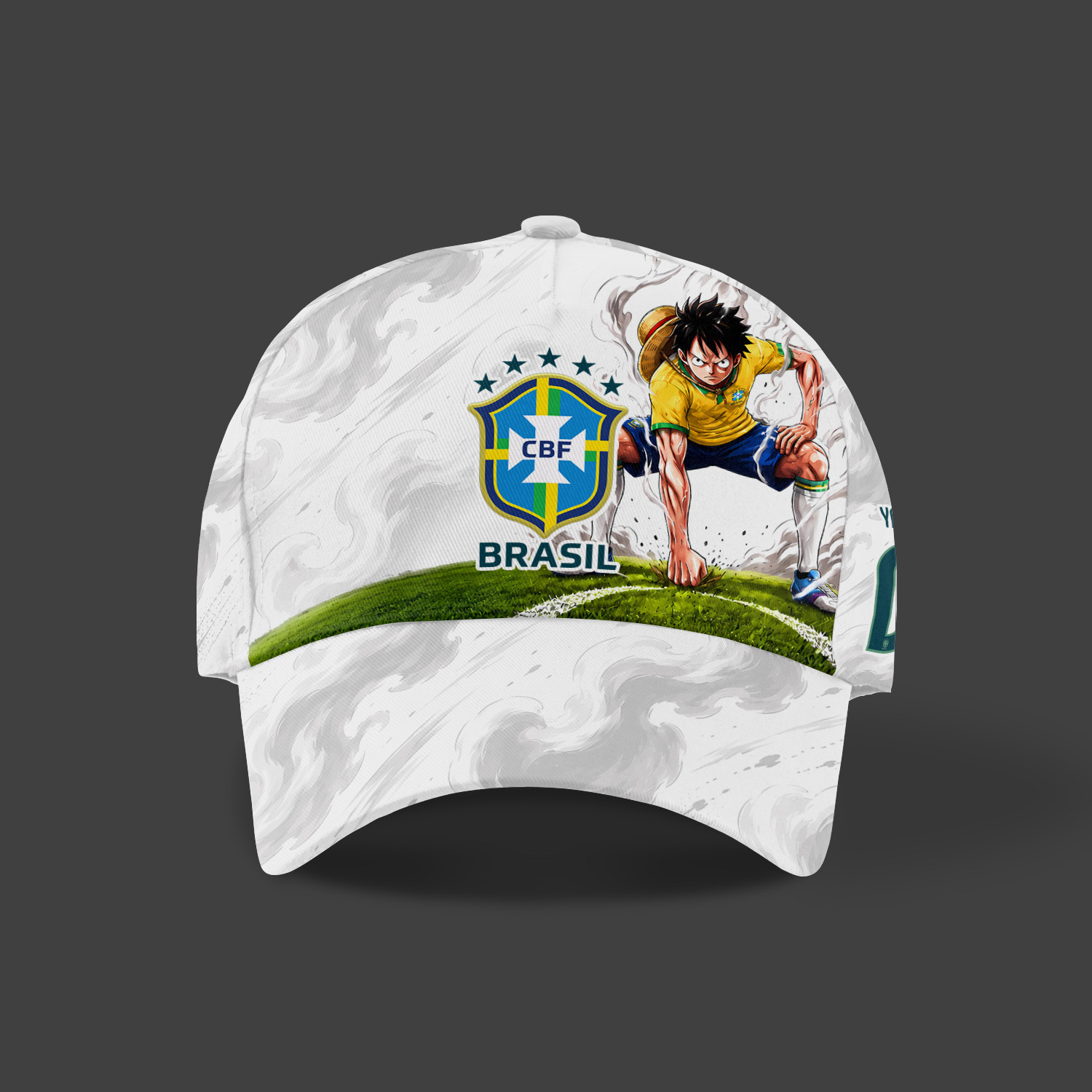 World Cup 2026 Brazil x OP Luffy Gear 2 Smokey All Over Print Jersey - Jersey Teams