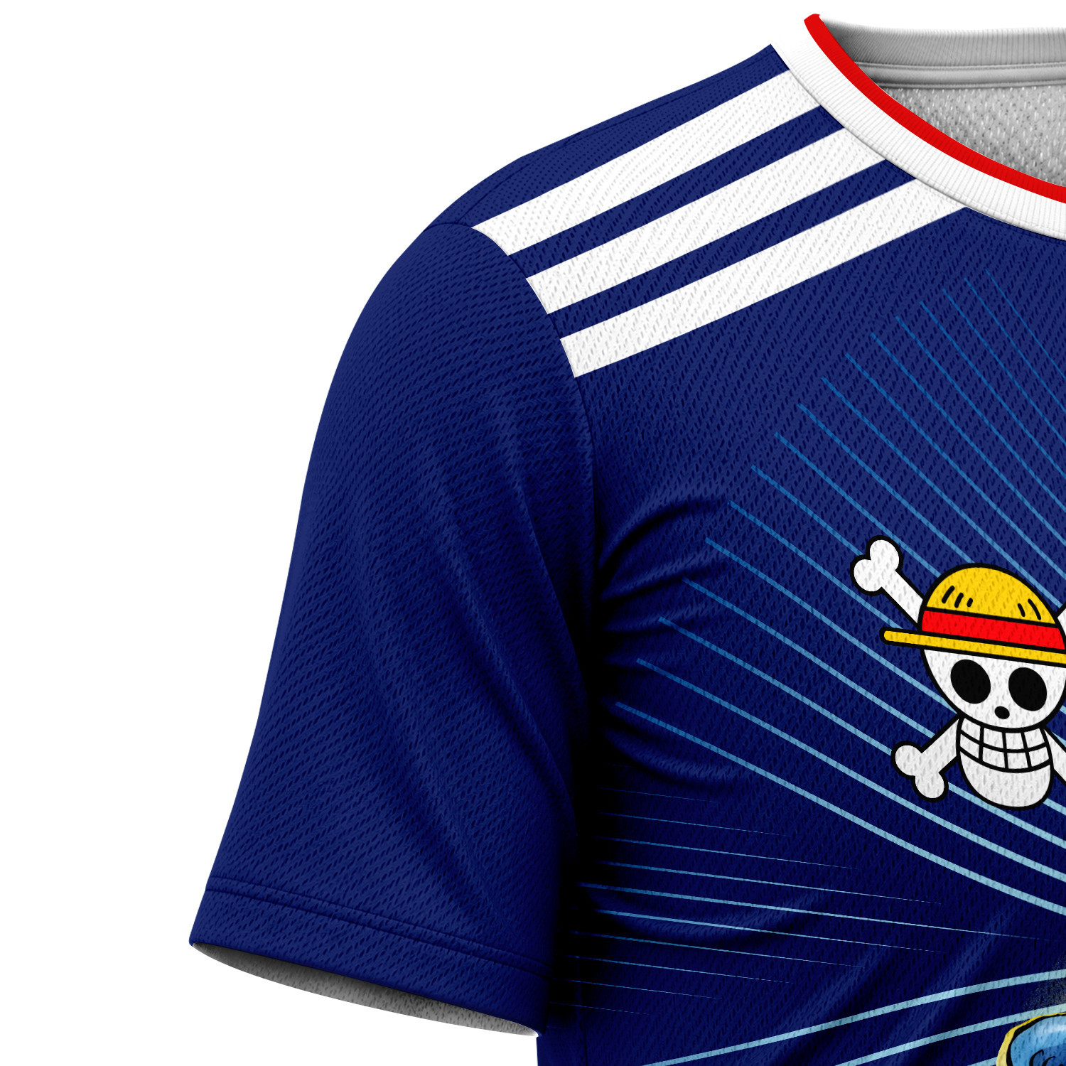 World Cup 2026 Japan Kaoru Mitoma #7 x OP Luffy Aura All Over Print Jersey - Jersey Teams