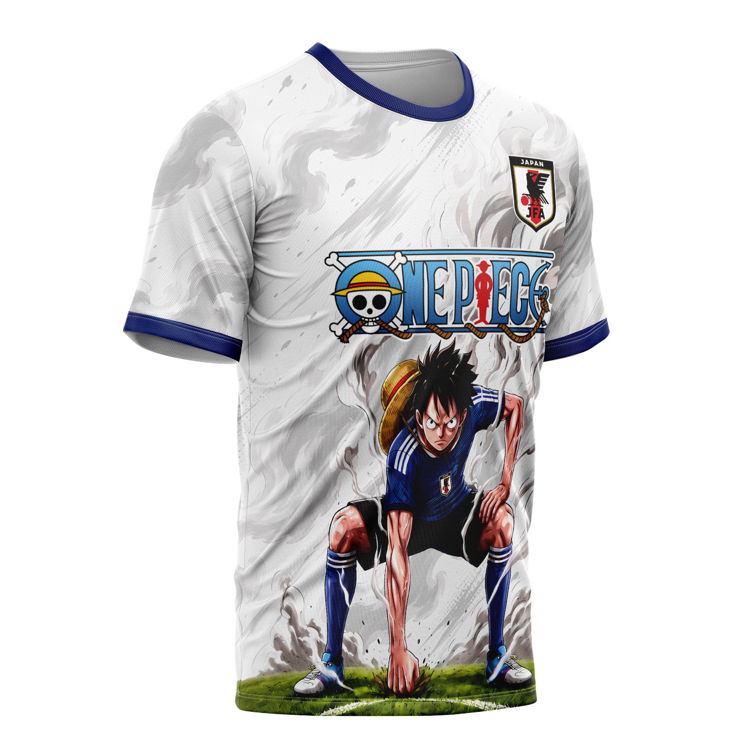World Cup 2026 Japan x OP Luffy Gear 2 Smokey All Over Print Jersey – Jersey Teams