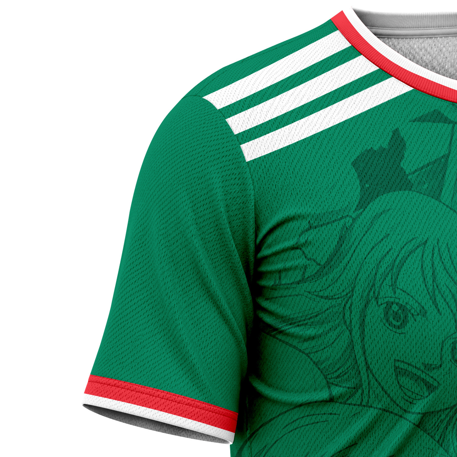 World Cup 2026 Mexico X OP Luffy Awakening Tango Smoke All Over Print Jersey - Jersey Teams