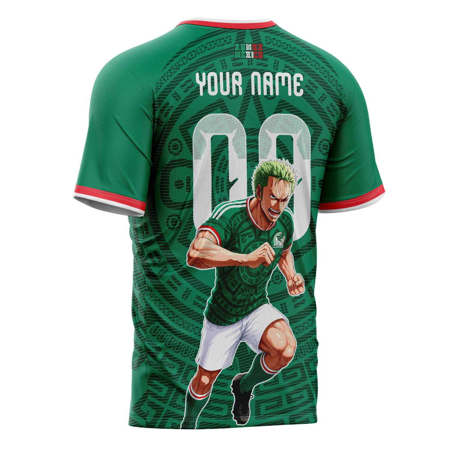 World Cup 2026 Mexico x OP Swordsman Striker Sprint All Over Print Jersey - Jersey Teams