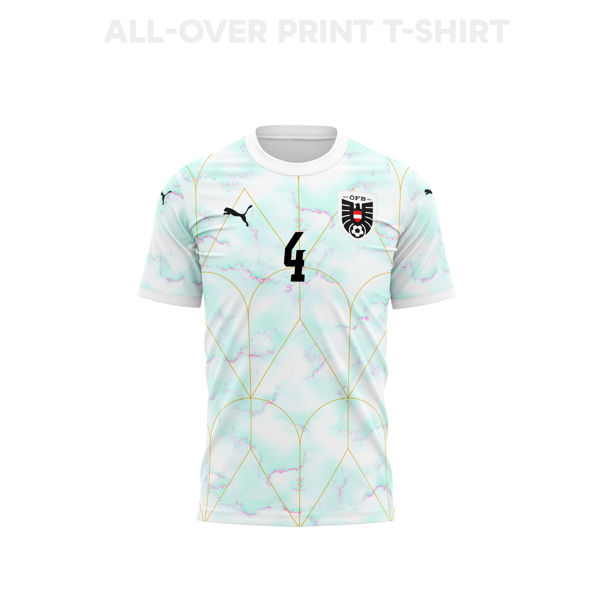 Xaver Schlager 4 Youth Austria 2026 Away 3D T-shirt Fully Printed – White - Jersey Teams